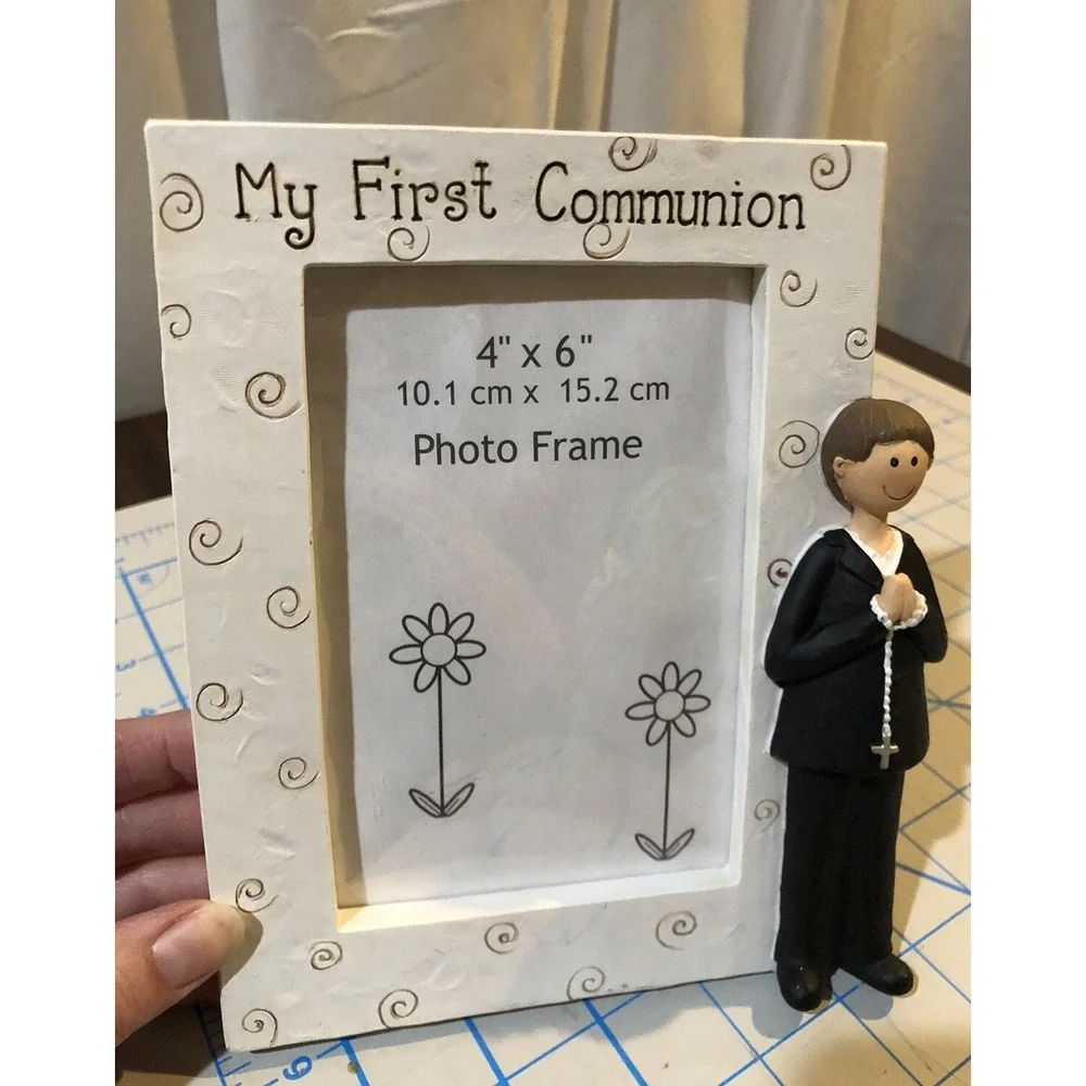 My First Communion Gift‎ Photo Frame Keepsake Frame Holds 4